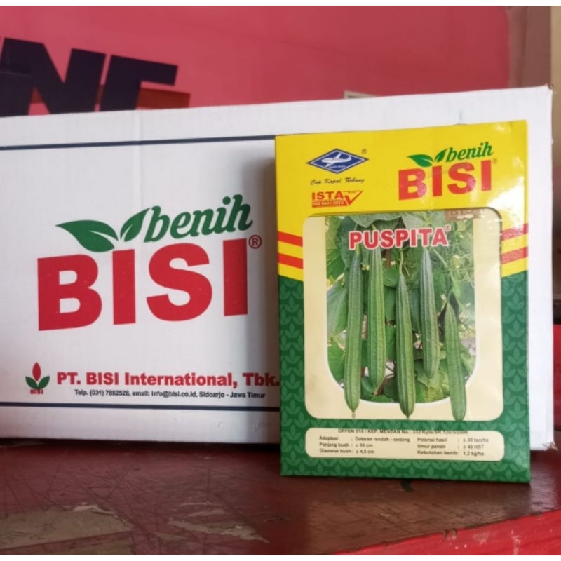 PUSPITA f1 10gram bisi cap kapal terbang benih bibit oyong gambas