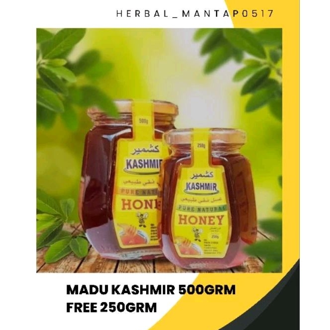 

Madu Kashmir 500 grm free 250ml l madu murni