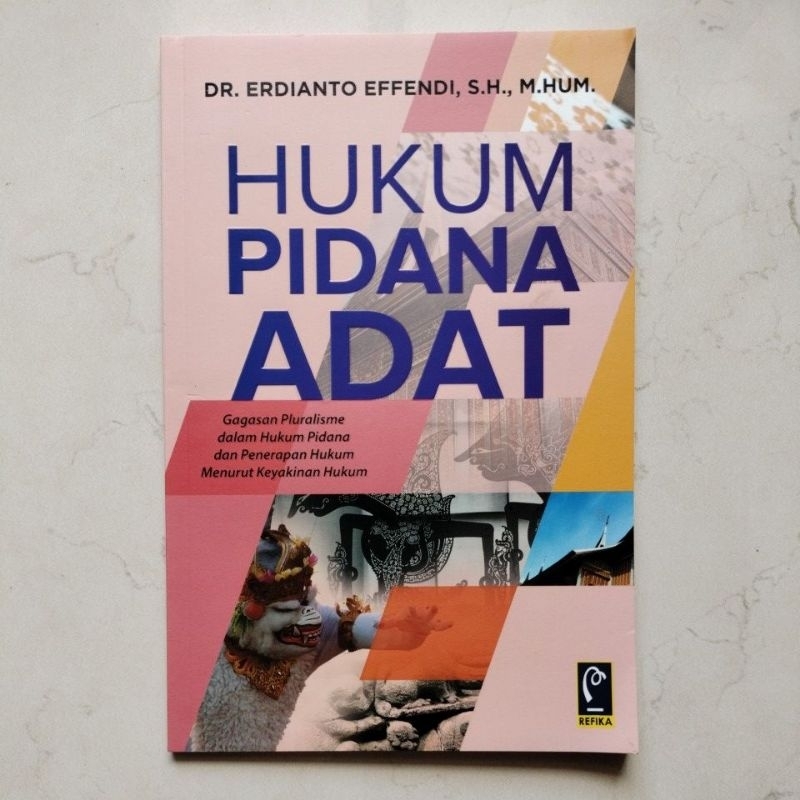 HUKUM PIDANA ADAT.       -Erdianto