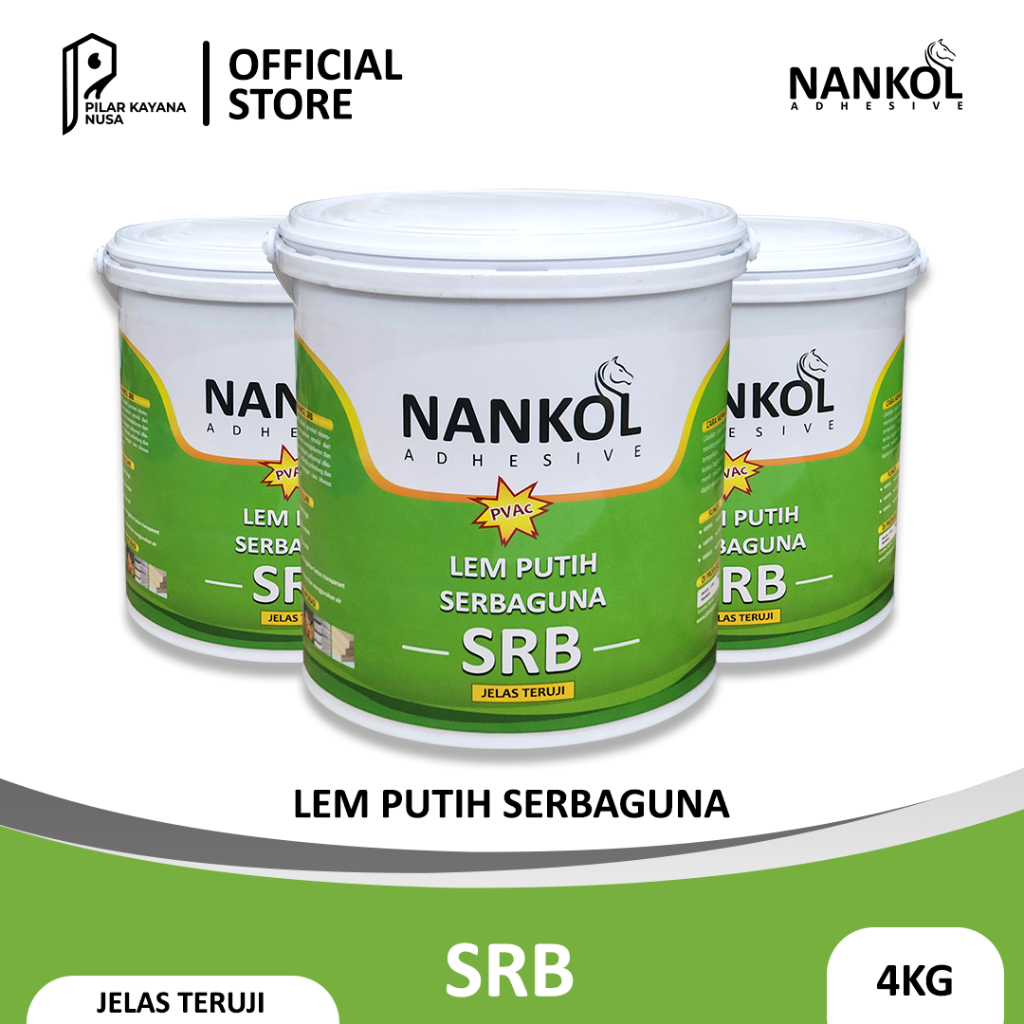 

Lem Putih Serbaguna PVAc Nankol SRB - 4KG