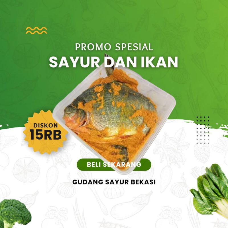

Ikan Bawal Bumbu Kuning 500 gr