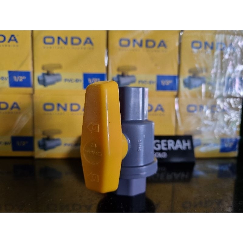 BALL VALVE ONDA ½ PVC BV • STOP KRAN ONDA 1/2