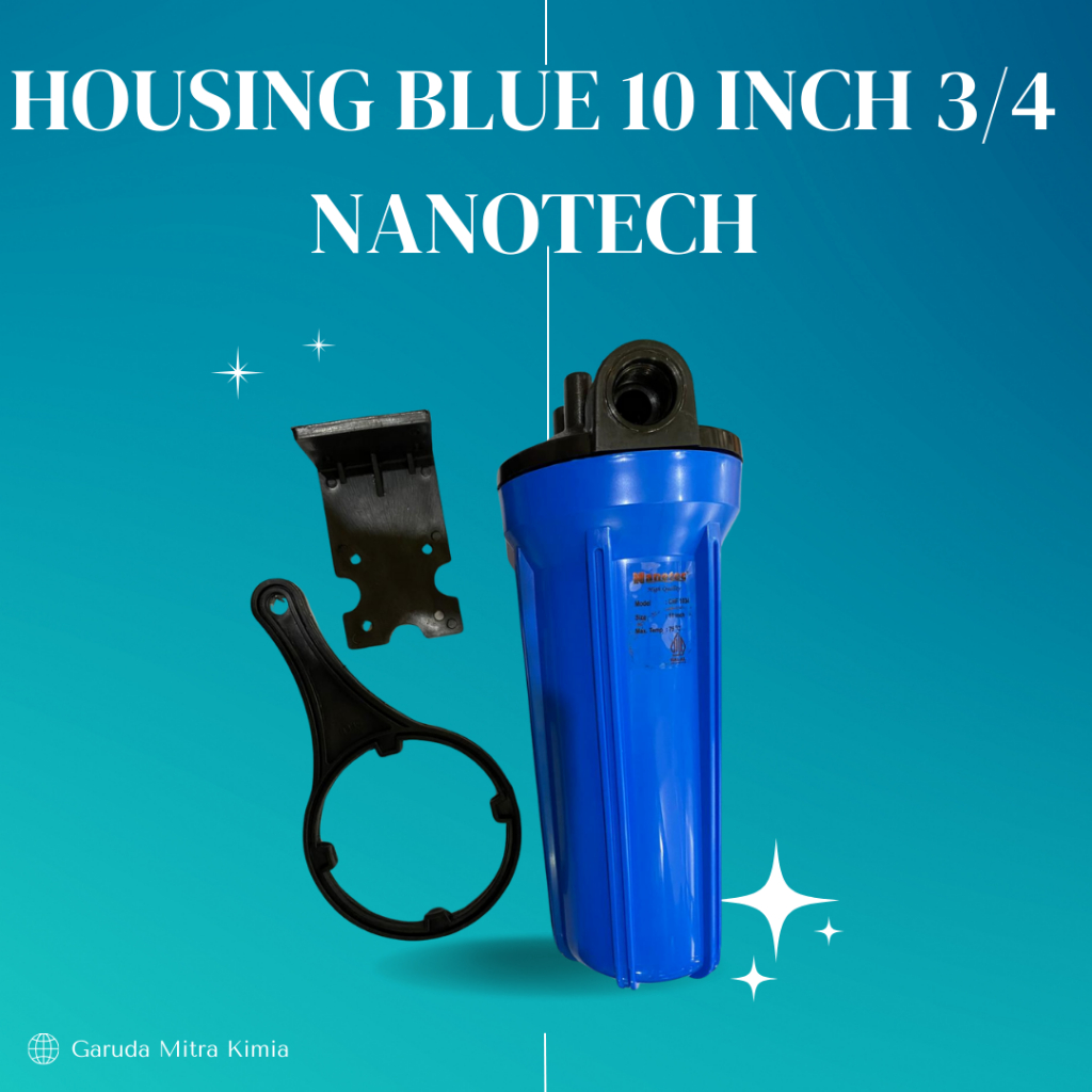 Housing 10 inci Blue NANOTECH - Filter Housing Blue