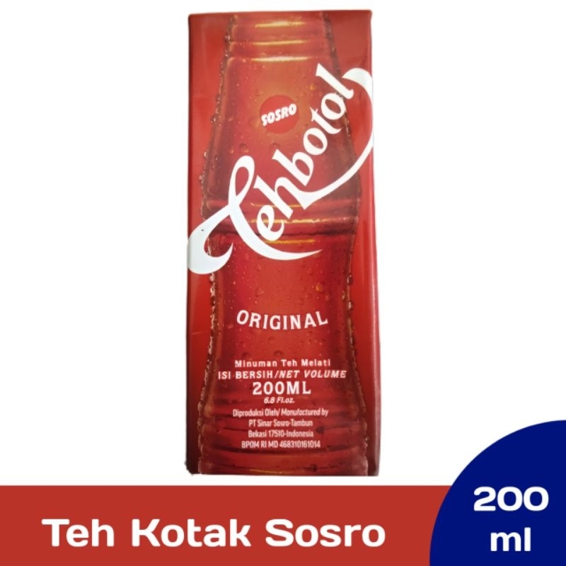 

Teh Botol Sosro Kemasan Kotak 200ml