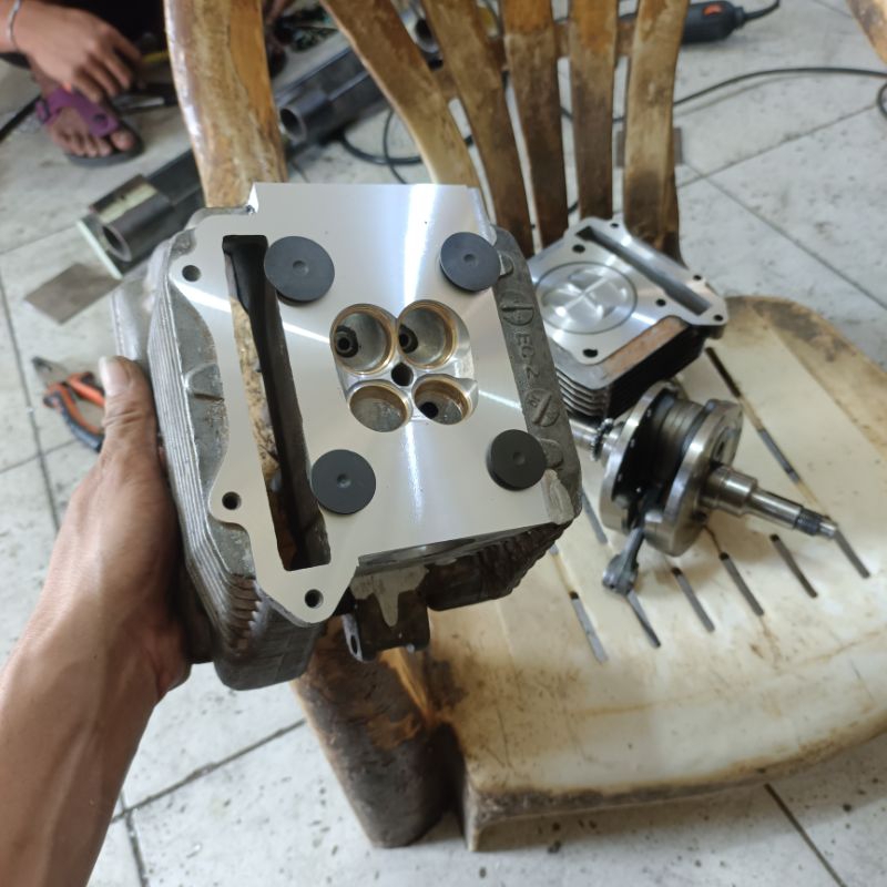 head satria Fu 200cc  28 24 in ex kotak seting albronze