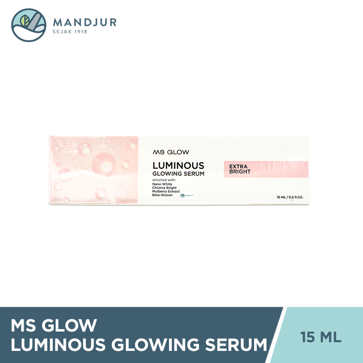 Ms Glow Luminous Glowing Serum 15 mL - Mencerahkan Kulit 10x Lipat