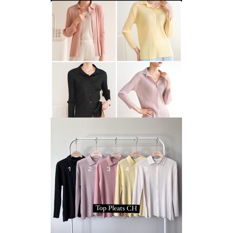 (PRE ORDER) Top Pleats CH Premium / Pleats Premium