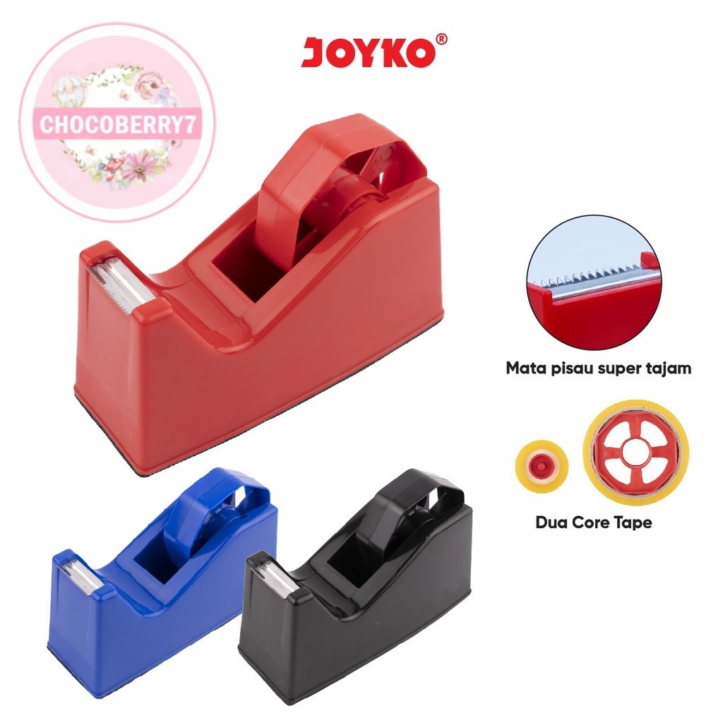Tape Cutter Tape Dispenser Pemotong Pita Perekat Joyko TD-103 Pemotong Solatip Joyko Besar