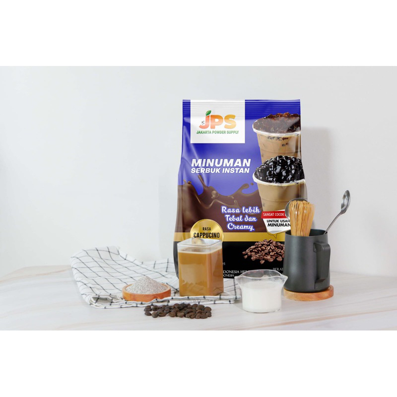 

Powder Drink JPS Bubuk Minuman Rasa CAPPUCINO PLAIN 1Kg