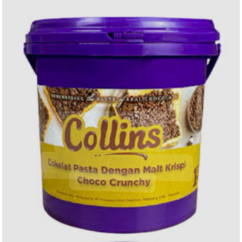 

Collins Choco Crunchy Coklat Cokelat Pasta dengan Malt Krispi Kemasan 1kg