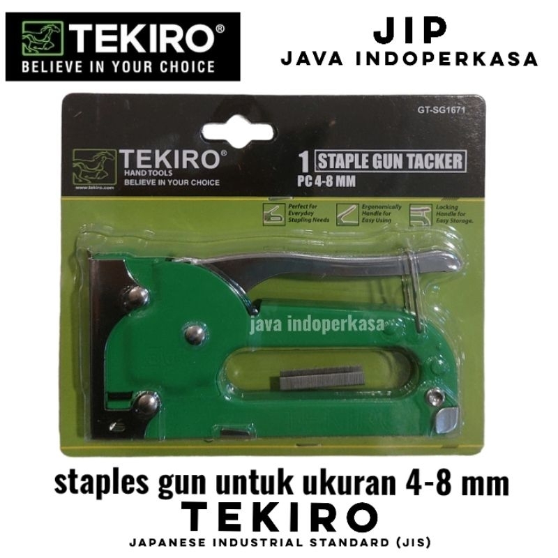 

staples gun standard TEKIRO GT-SG1671 staple gun tacker staples jok motor