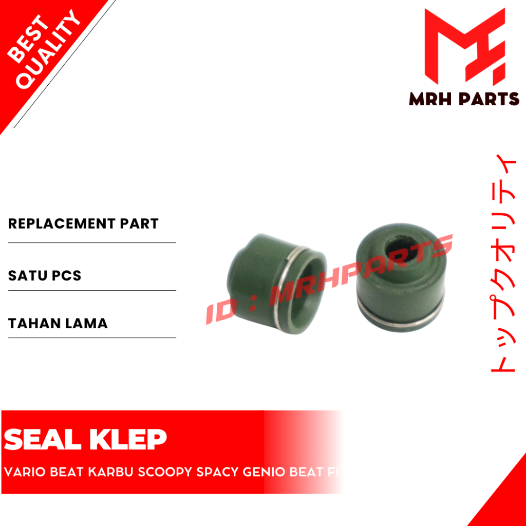 SEAL VLV STEM - Seal klep 1PC Vario beat karbu scoopy spacy genio beat fi ORI GB4