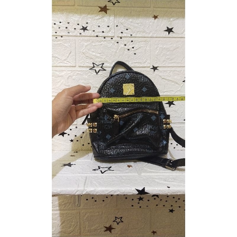 MCM BACKPACK MINI AUTH NEGO HALUSS