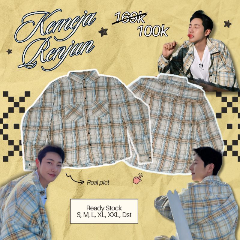 READY STOCK KEMEJA RENJUN JENO NCT DREAM