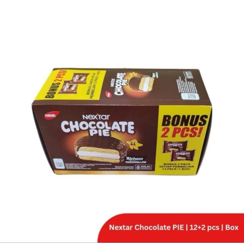 

NEXTAR CHOCOLATE PIE 1 BOX ISI 12 +2