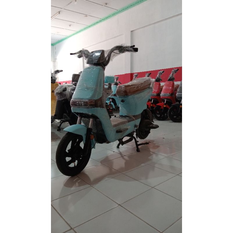 Sepeda listrik Uwinfly D8D Biru