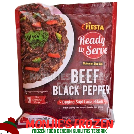 

FIESTA Ready To Serve Beef BlackPaper 300gr - Daging Sapi Lada Hitam