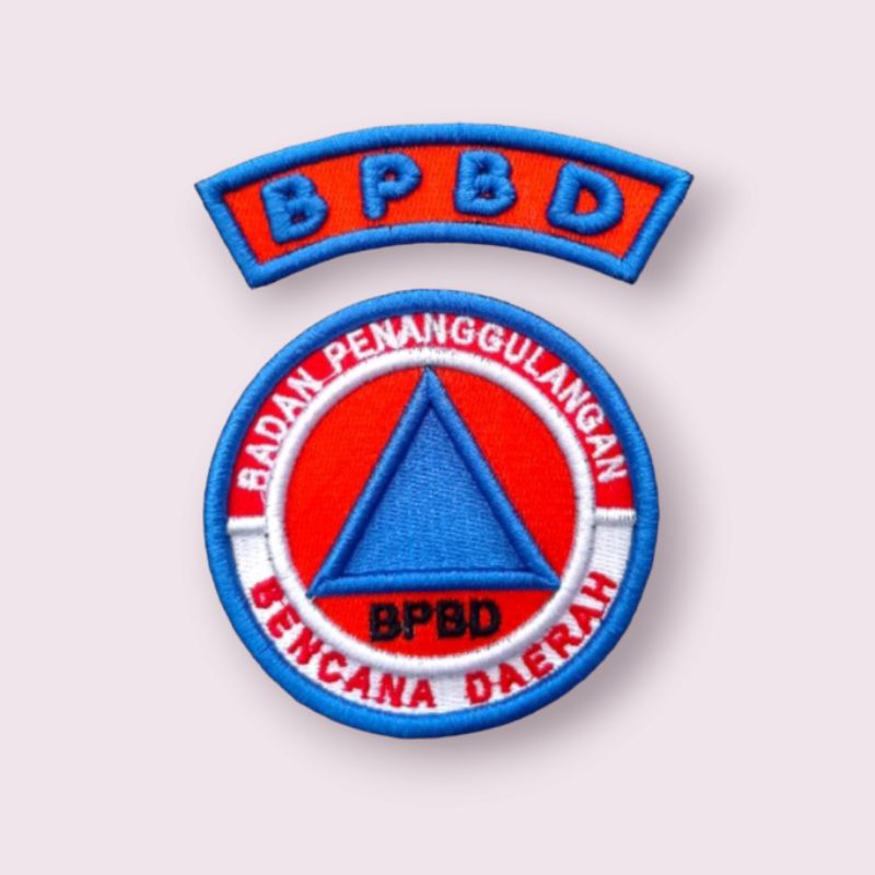 Logo BPBD bordir timbul 3d