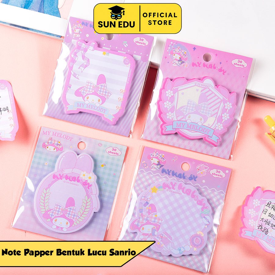 

Sticky Note Kertas Memo Tempel Cinnamoroll Kuromi My Melody