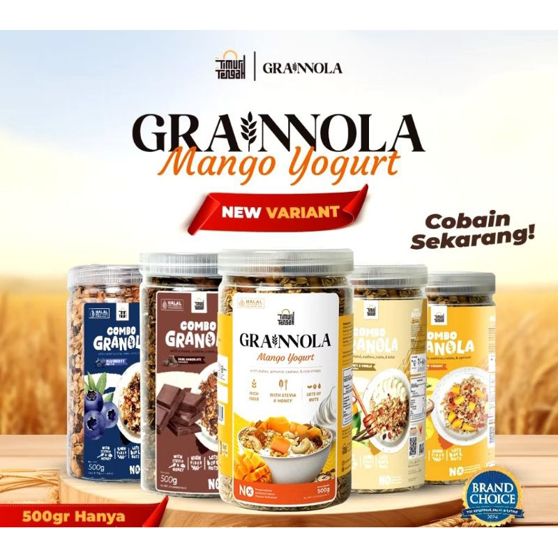 

Granola Toples 500g Sereal Sehat Rendah Kalori