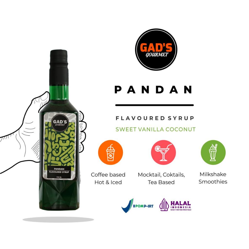 

Syrup Pandan 750ml