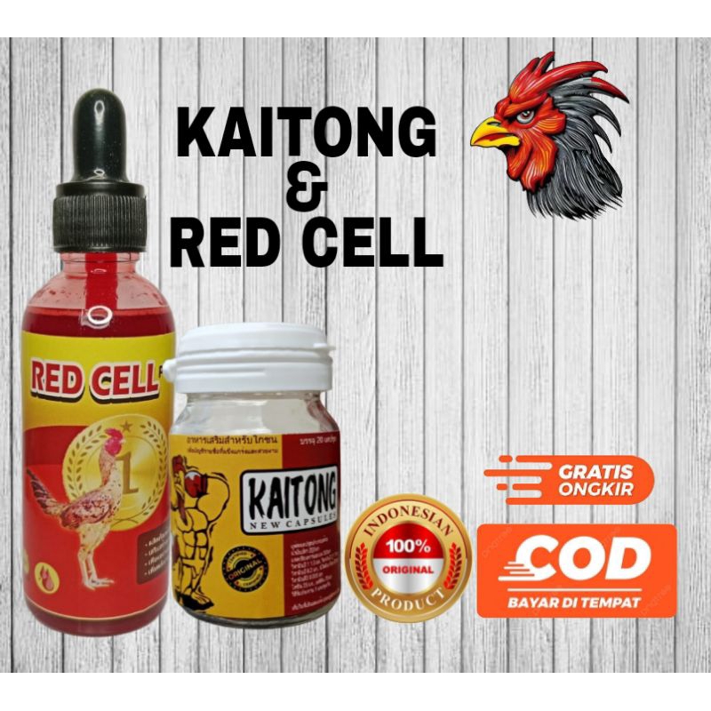 redcell kaitong vitamin ayam original thailand