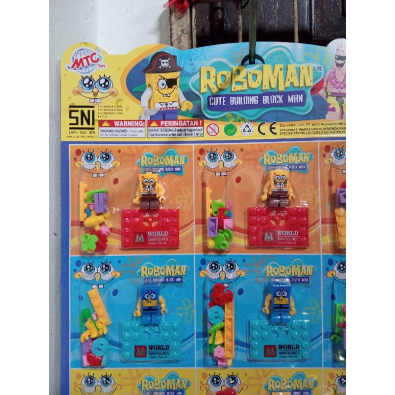 mainan fk.lego Spongebob 4 pcs