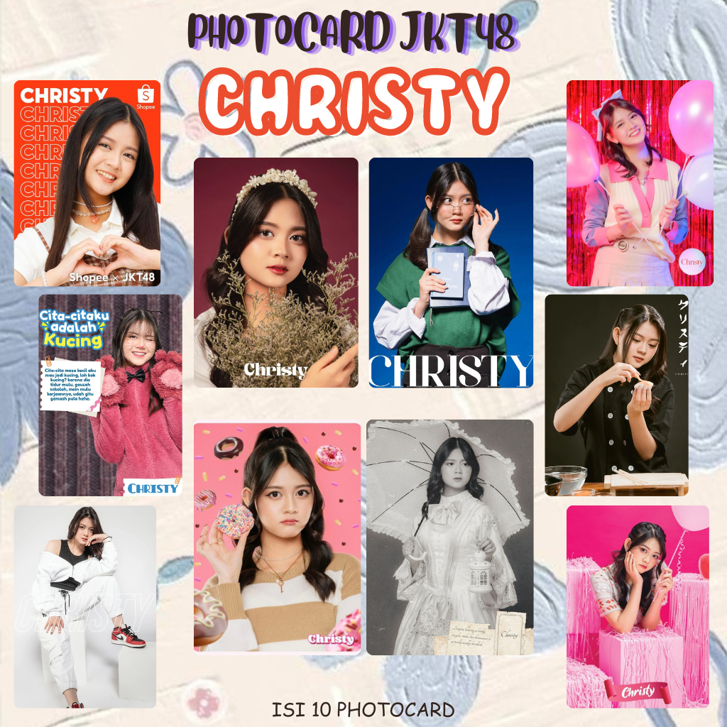 PHOTOCARD CHRISTY JKT48 | Photocard JKT48 Unofficial
