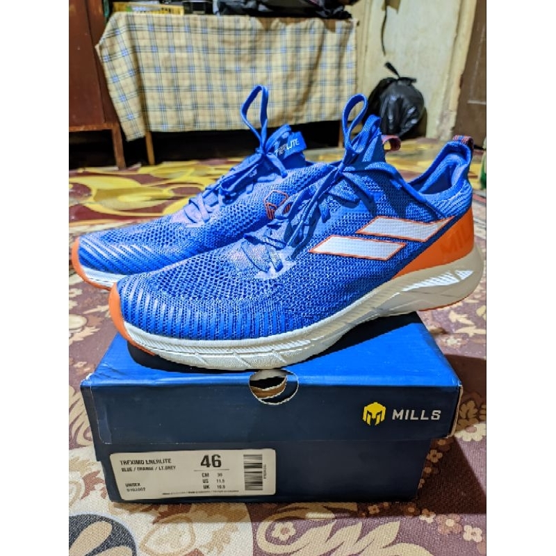 Sepatu Running Mills Treximo Enerlite Biru - Size 46