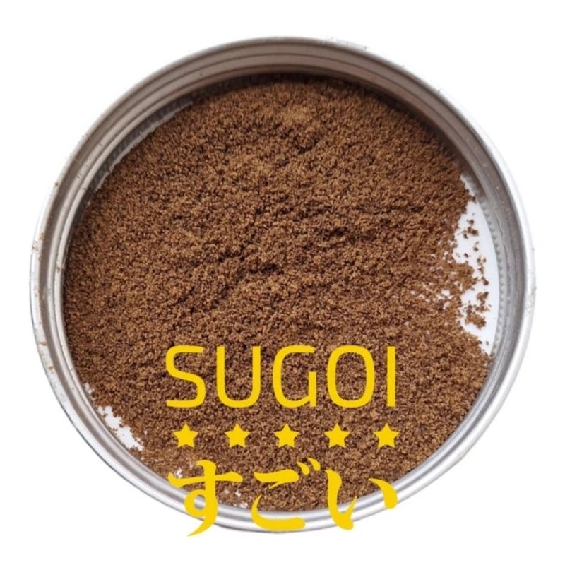 bubuk pelet SUGOI pakan burayak dan ikan hias kecil 1kg (1000g)