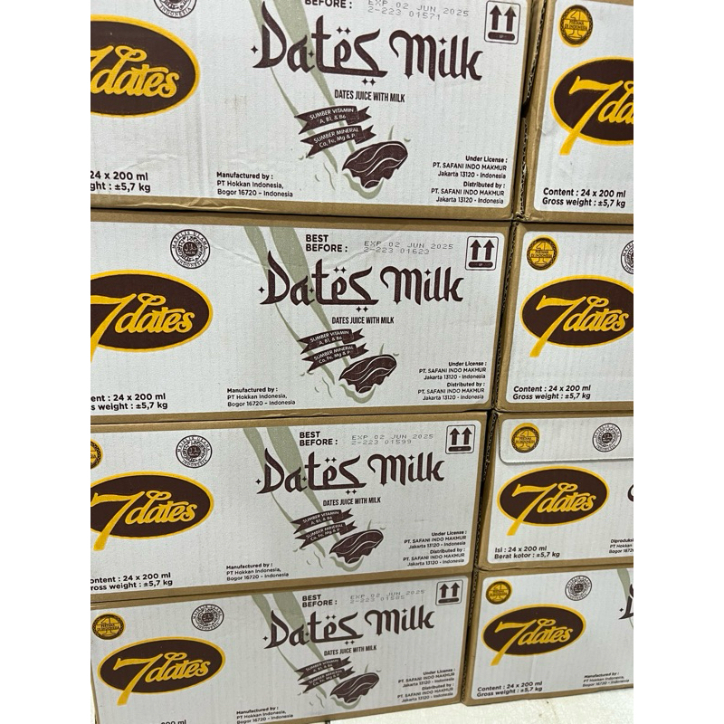 

7Dates Susu / Kurma Susu 1 dus isi 24 Botol
