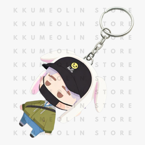 KSA - BTS In The Seom Jimin Airport Rabbit Hat Keyring | BTS In The Seom Jimin Airport Rabbit Hat Ke