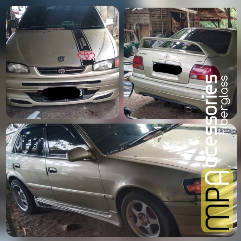 Fullset Bodykit khusus All New Corolla ae111 ae112