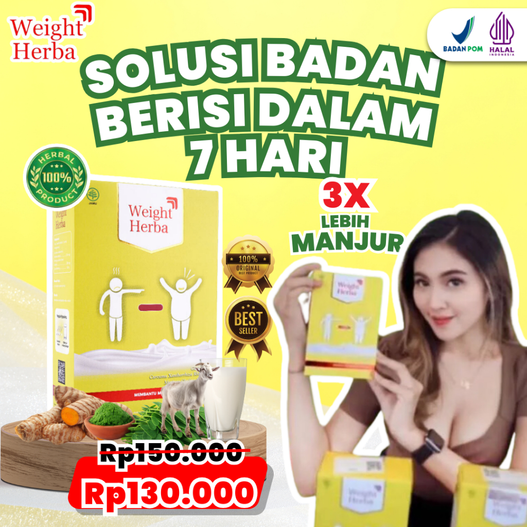 

SUSU WEIGHT HERBA ORIGINAL - BANTU MENAMBAH BERAT BADAN DAN MENAMBAH NAFSU MAKAN