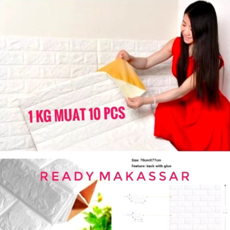 WALLPAPER STICKER 3D/ STIKER DINDING