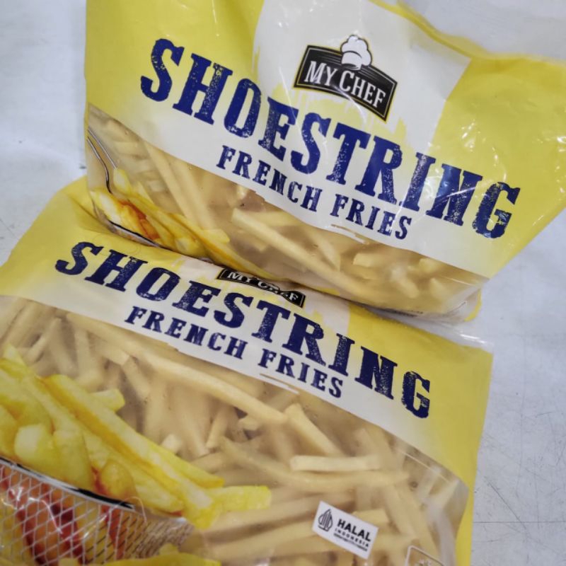 

Kentang My Chef 1 Kg Shoestring / Kentang Goreng