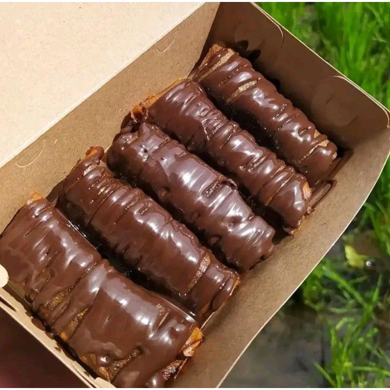 

pisang coklat lumer