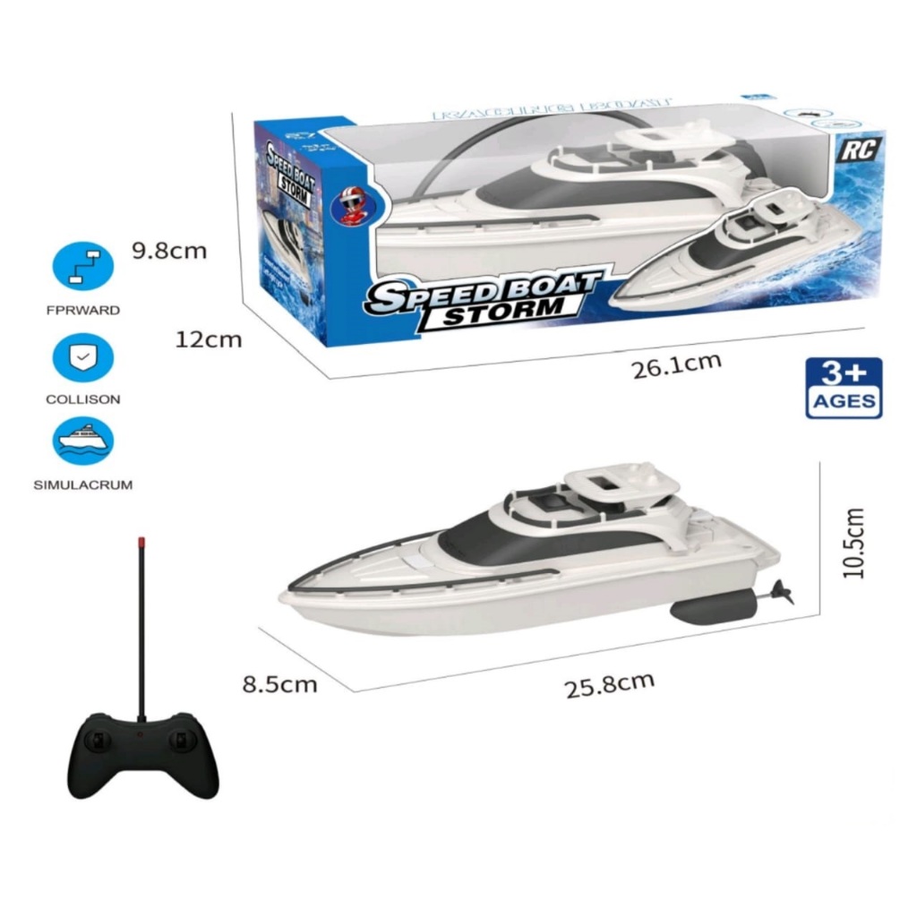 rc jet ski Mainan remote control rc boat marine corps kapal remote control speed boat remote kapal r