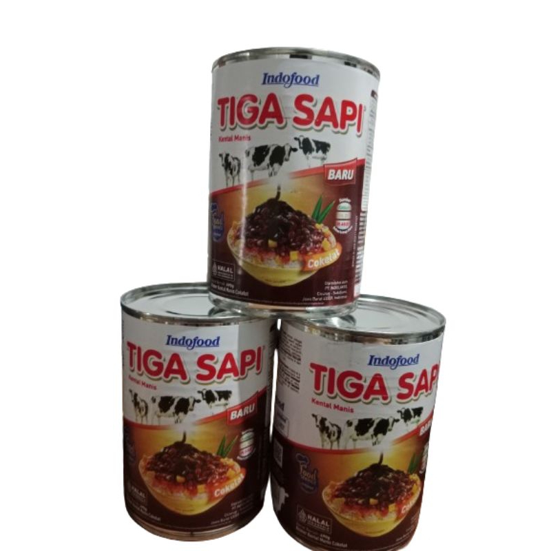 

Tiga Sapi Susu Kental Manis Coklat