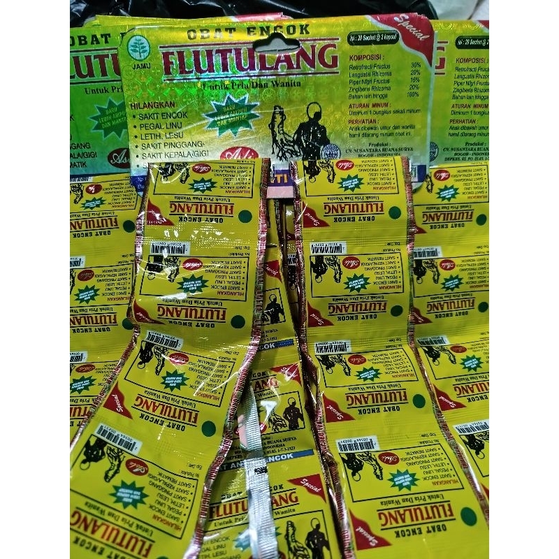 FLU TULANG kapsul 100% Original (obat encok)