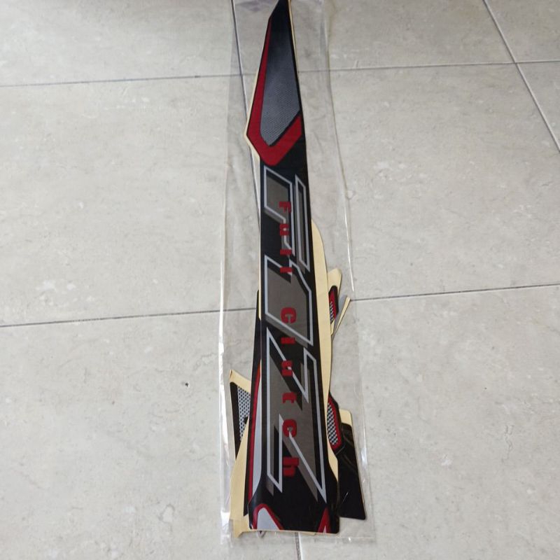 striping stiker les body fiz r 2002 hitam silver