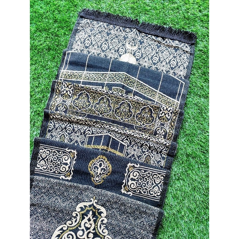 Sajadah Turki Kiswah | Sajadah Alayka Kiswah | Sajadah Motif Kiswah | Oleh-Oleh Haji Umrah