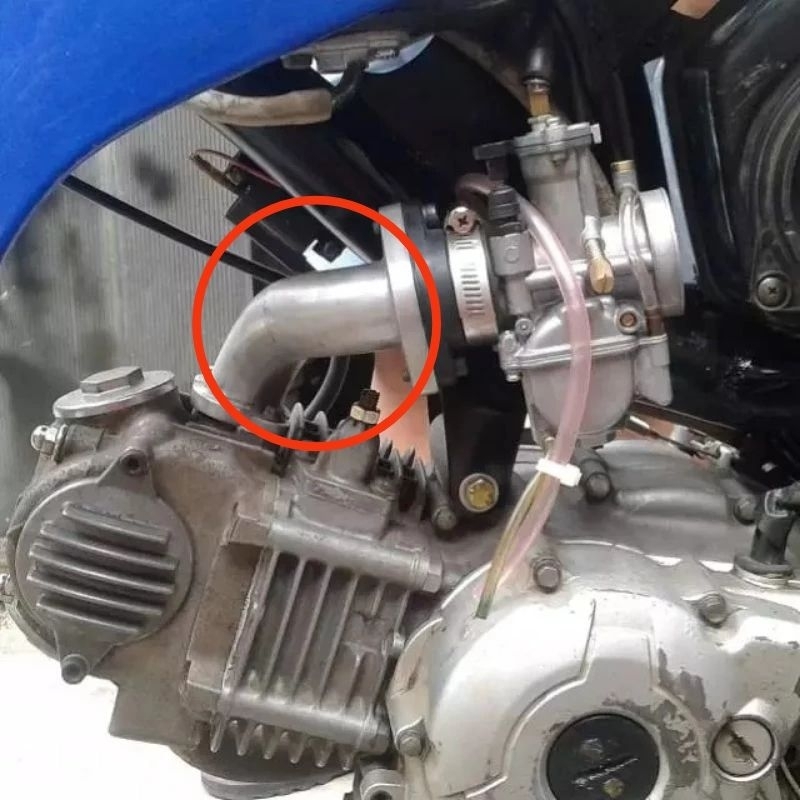 INTAKE MANIPOL MANIFOLD GTX BEBEK MODIF JUPITER VEGA HADAP BELAKANG PANJANG