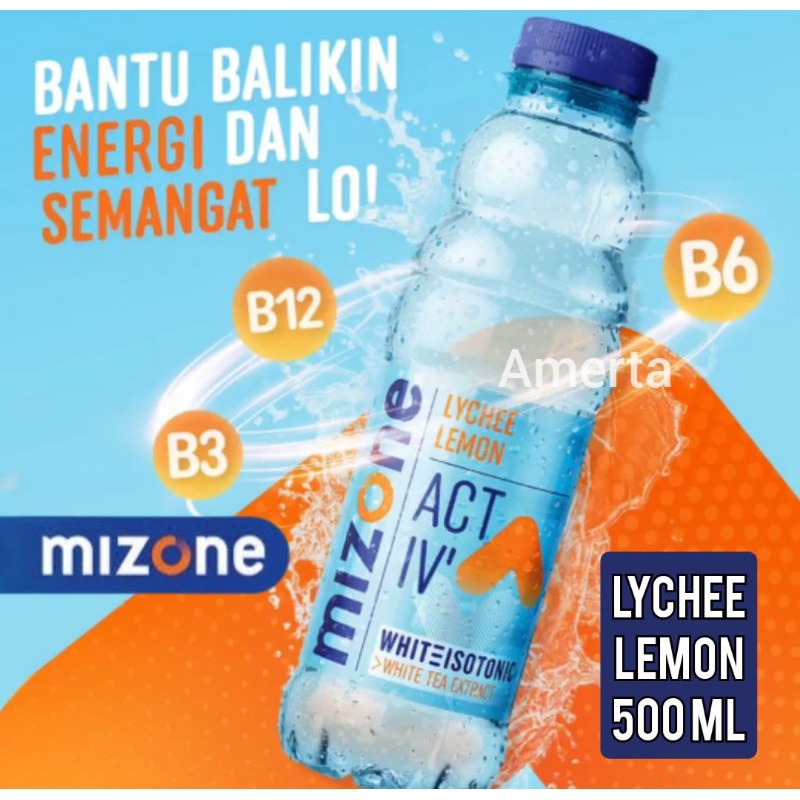 

MIZONE ACTIV 500ML MINUMAN ISOTONIK LYCHEE LEMON