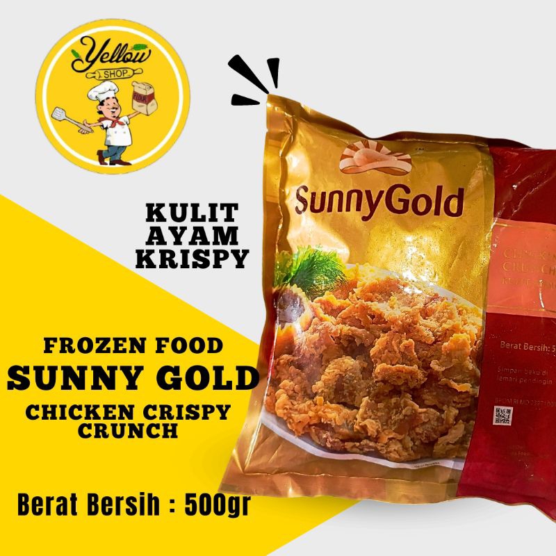 

SUNNY GOLD CHICKEN CRISPY CRUNCH 500GR | KULIT AYAM KRISPI | FROZEN FOOD