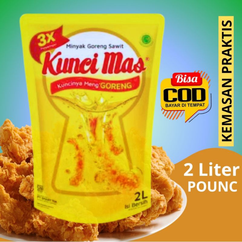 

Minyak Goreng Kuncimas 2L Kunci Mas Pouch 2 Liter Sawit