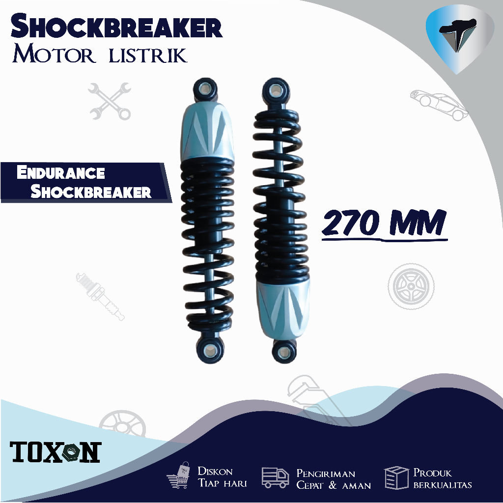 Rear Shock Breaker 270mm / suspensi belakang motor / shockbreaker belakang / Jupiter Z / Vega ZR / F