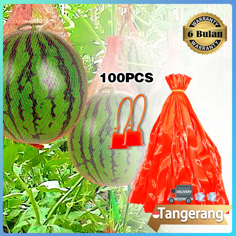 100pcs Gantungan Jaring Buah Sayur / Jaring Buah Roll Kecil Hanger Polynet Jaring Buah Buahan