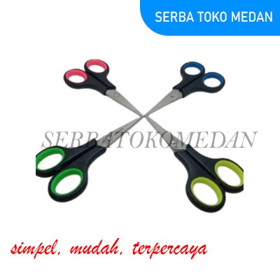 

Gunting Kecil Stainless Kertas 12CM Ergonomis Serbaguna