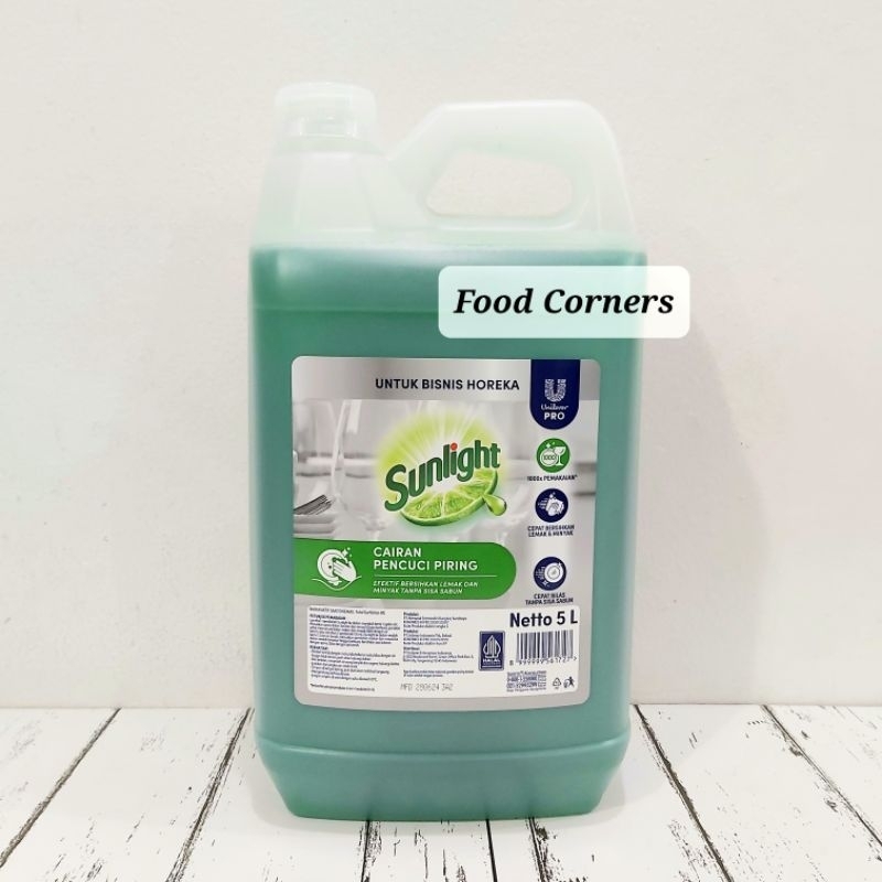 Sunlight Sabun Cuci Piring  5 L / Sunlight Professional 5L